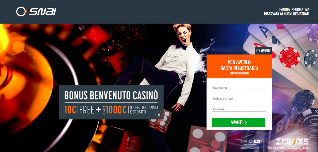 SNAI casino online